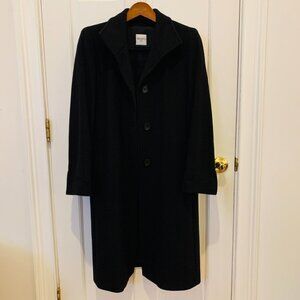 CINZIA ROCCA Black Wool Over Coat SIZE 6